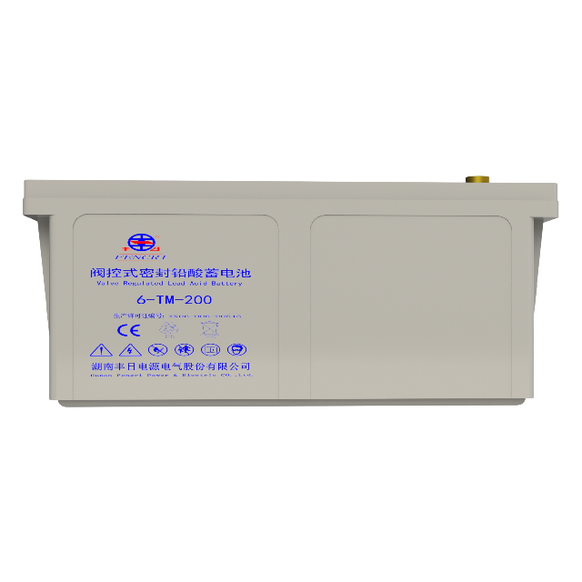 6-TM-200 Lead acid railway battery 